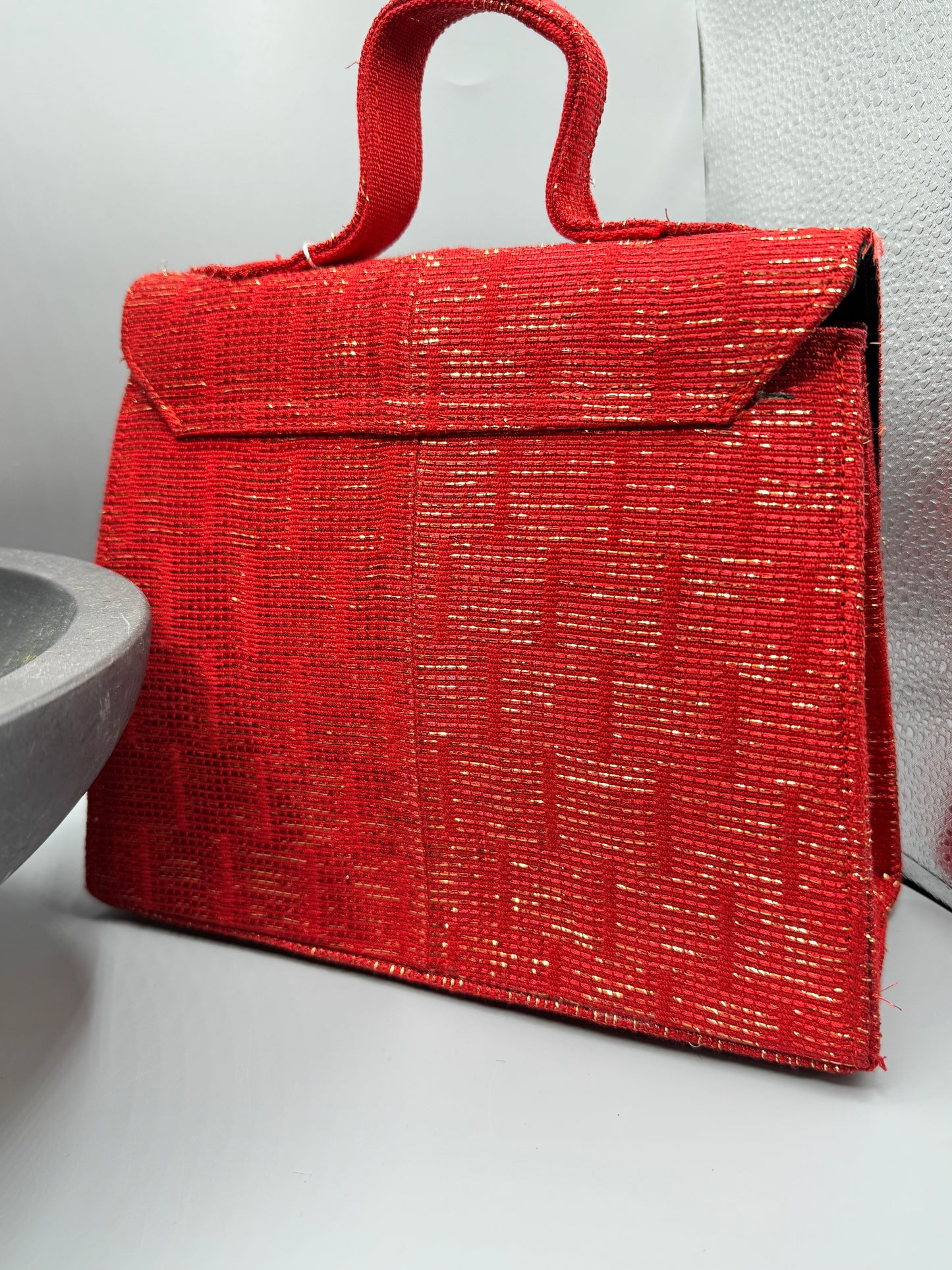 Crimson Elegance Handbag