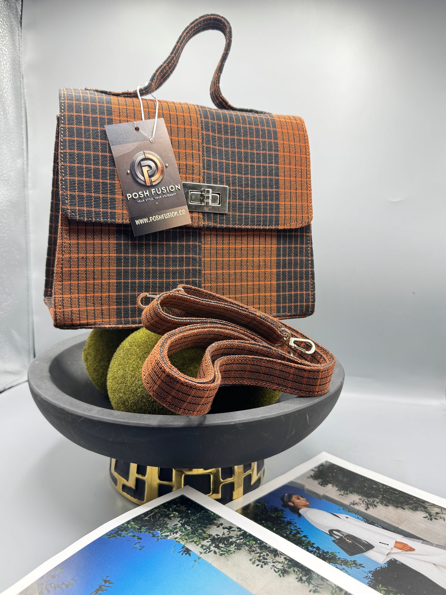 Heritage Weave Satchel Bag