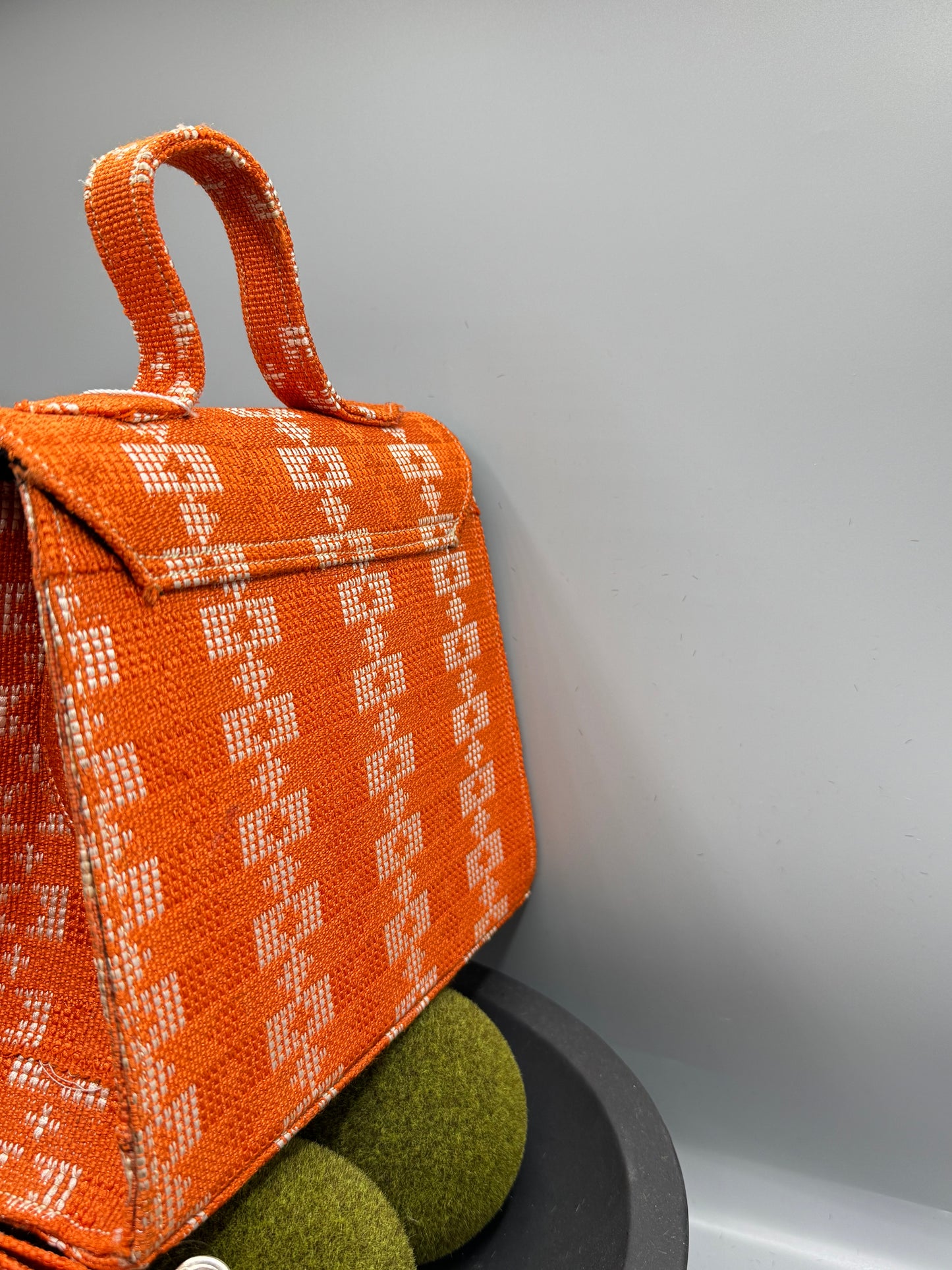 Sunset Radiance Handwoven Satchel Bag