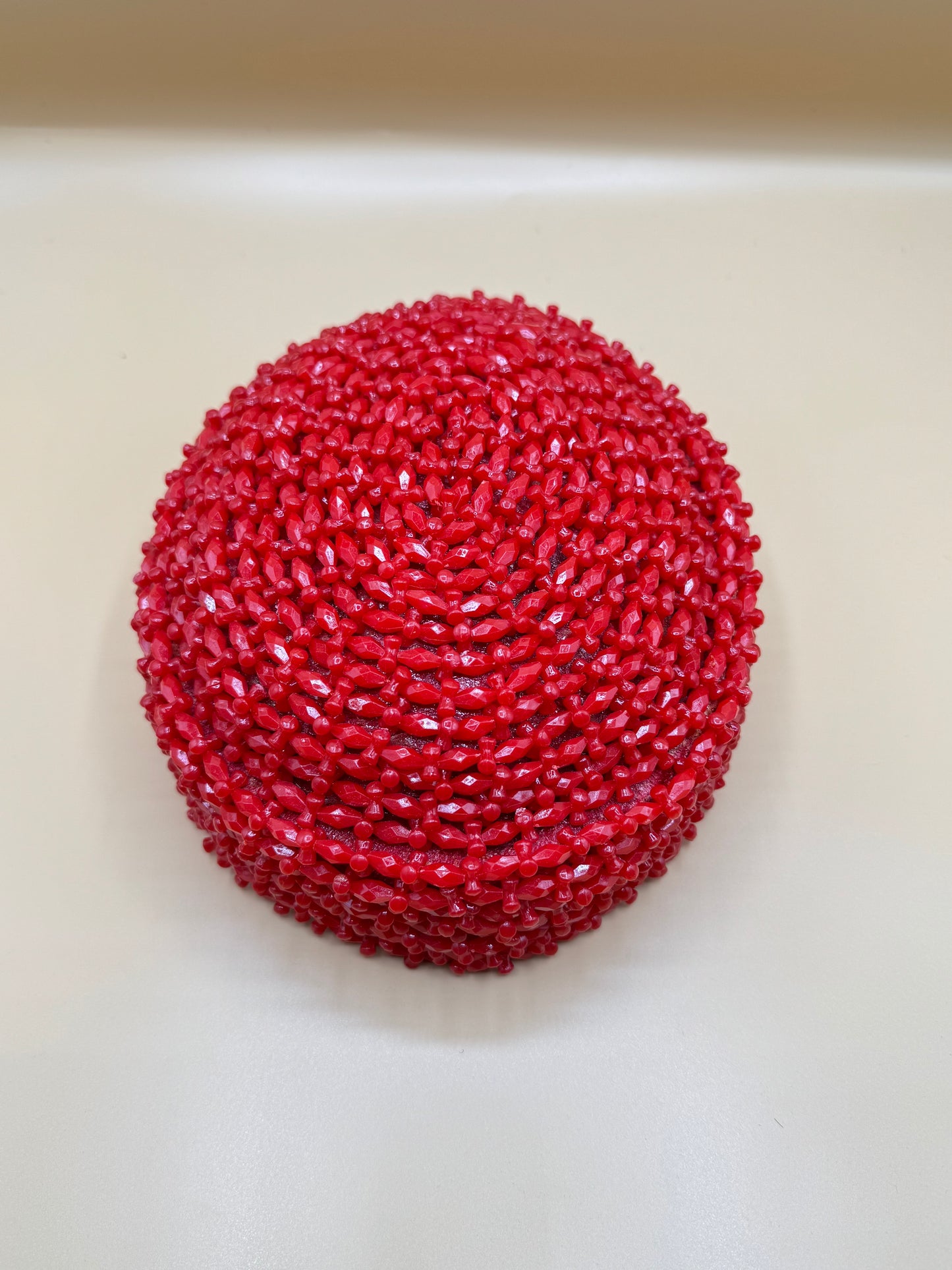 Traditional Royal Beaded Bridal Cap – Angarasu / Efik Wedding Headpiece