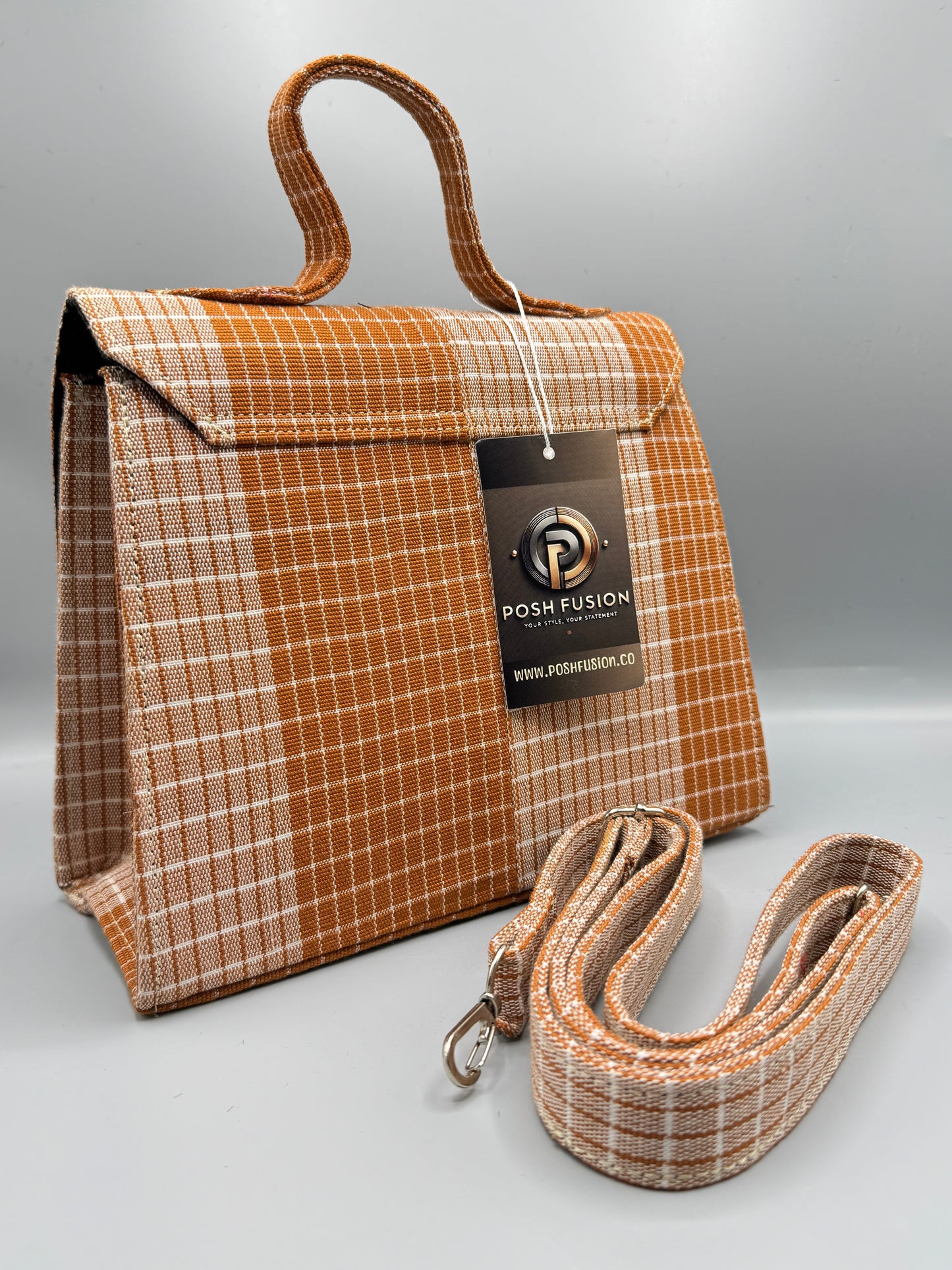 Heritage Weave Satchel Bag