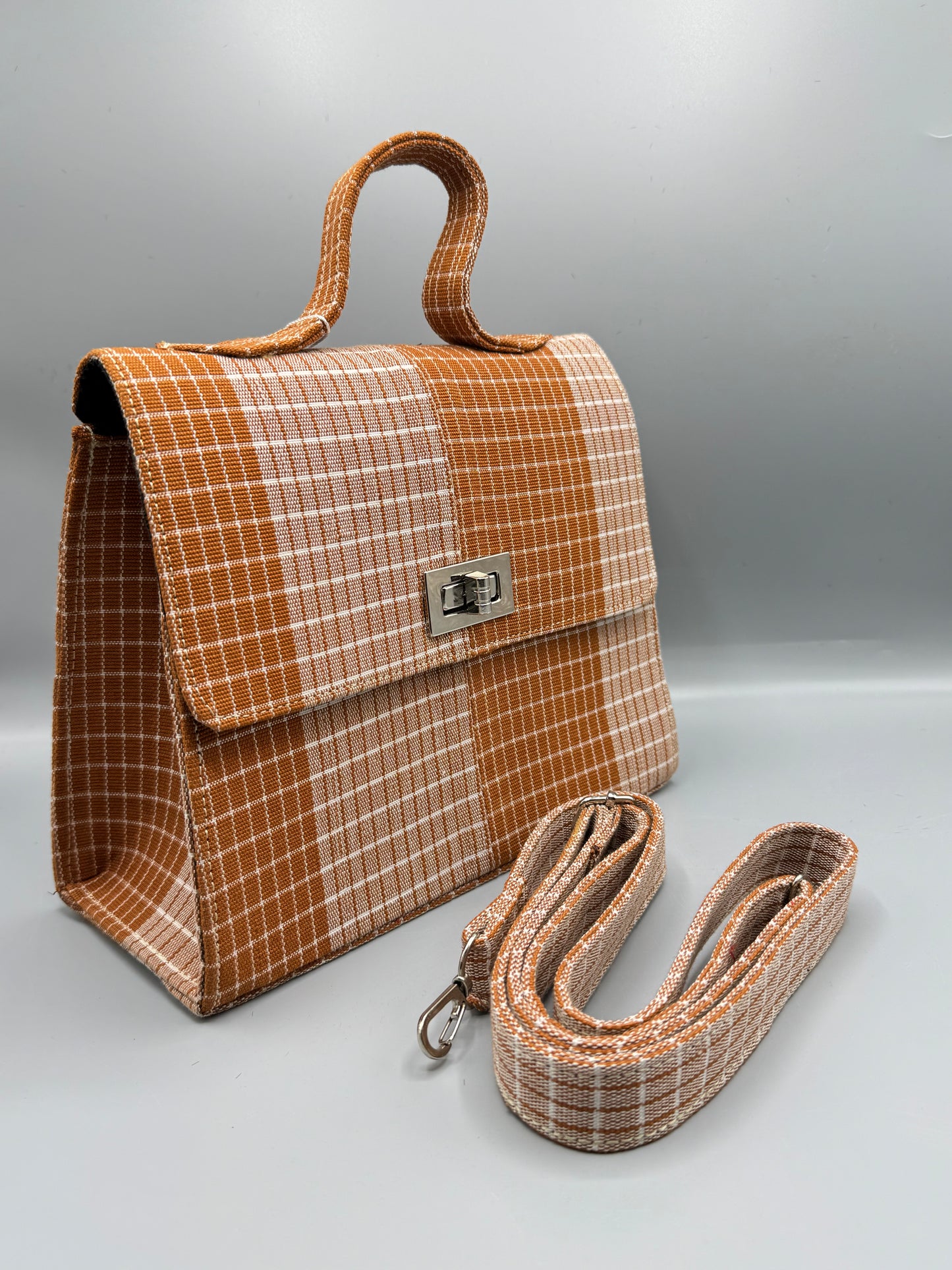 Heritage Weave Satchel Bag