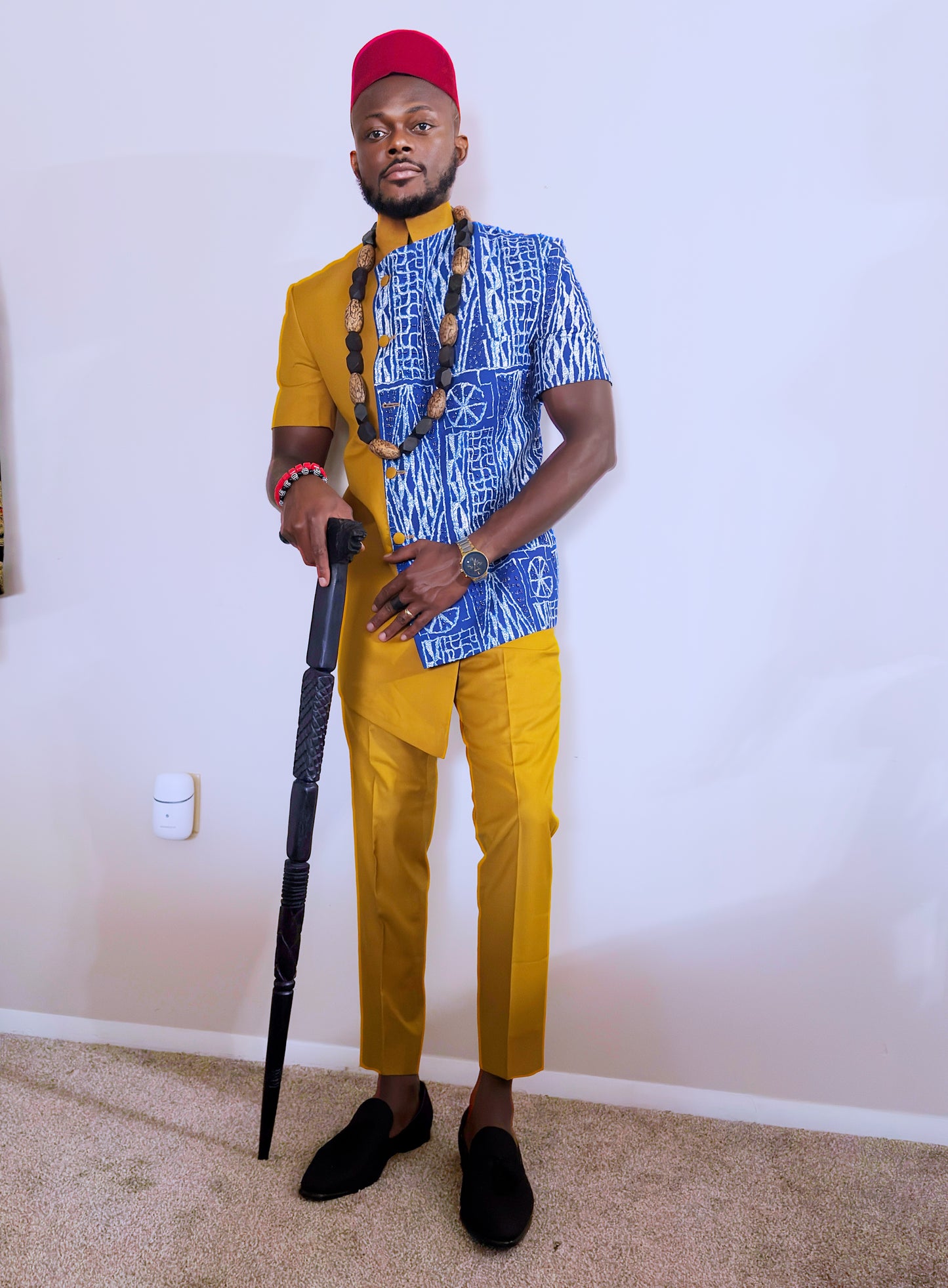 Bamileke Monarch Men’s Suit Set