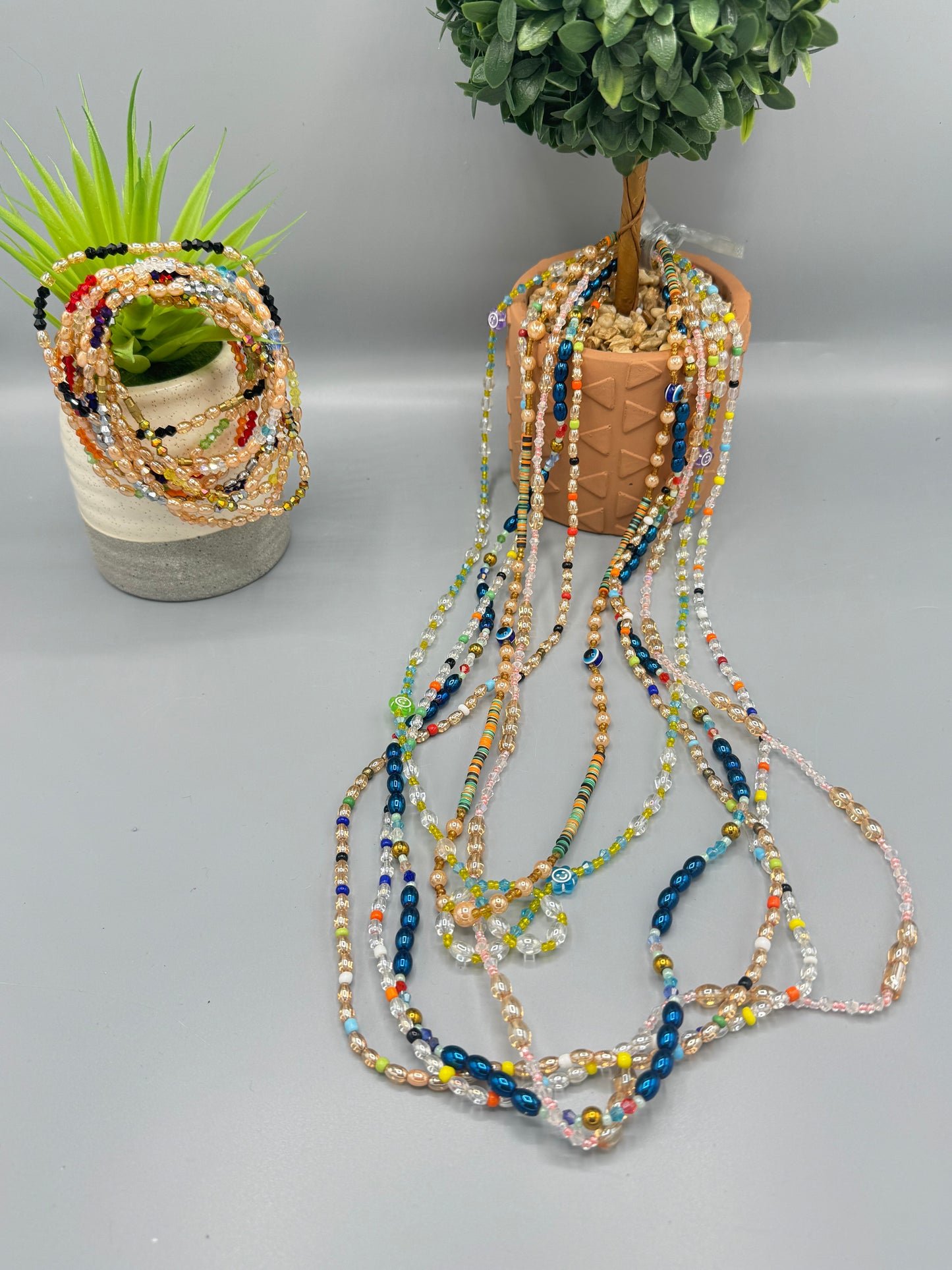 Radiant Mix Multicolor Waist Beads