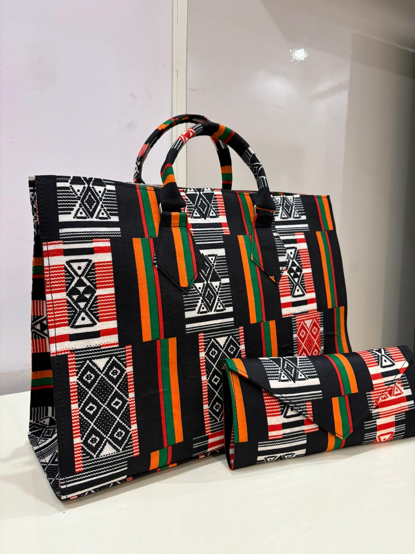 Cultural Luxe Tote & Clutch Set