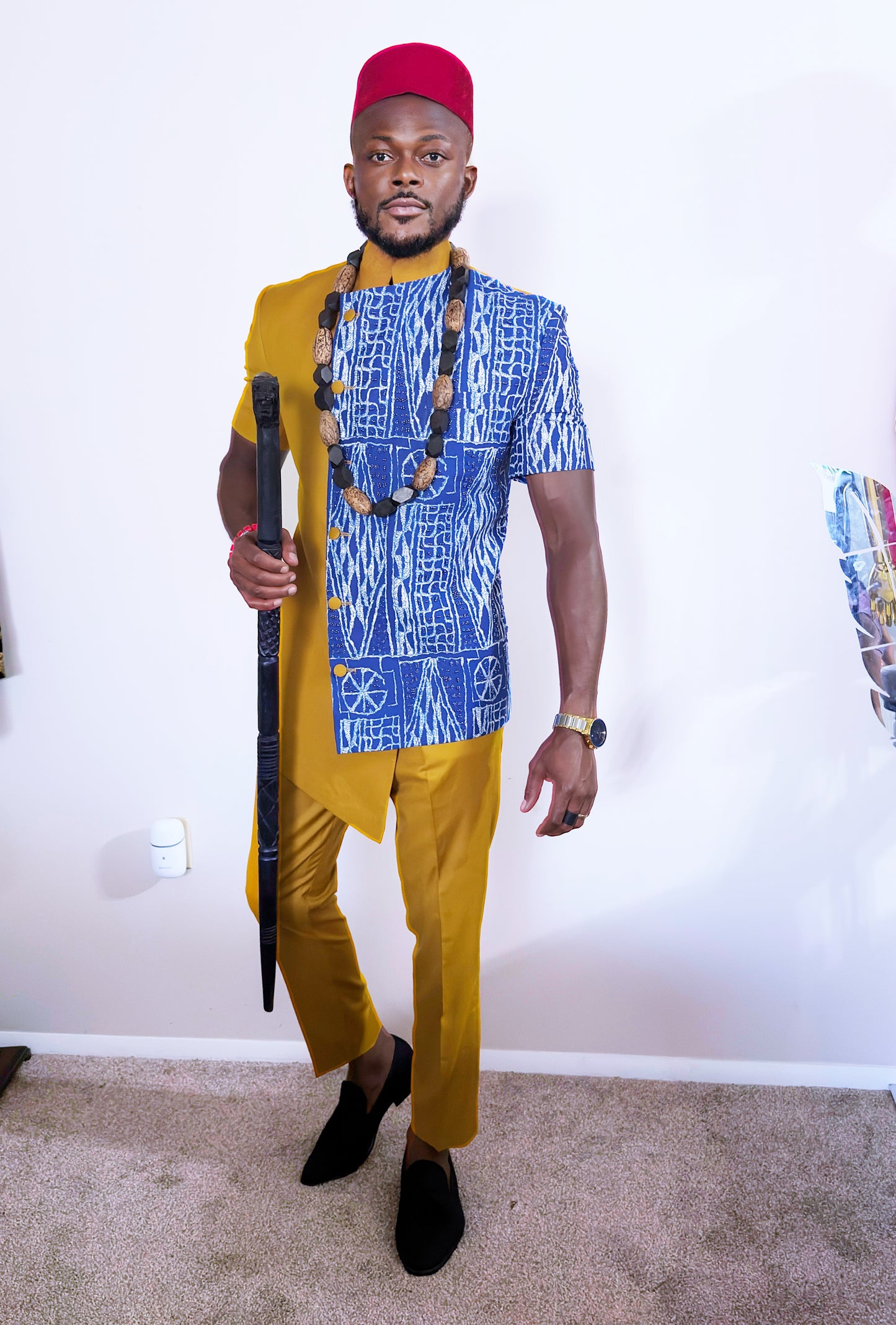 Bamileke Monarch Men’s Suit Set