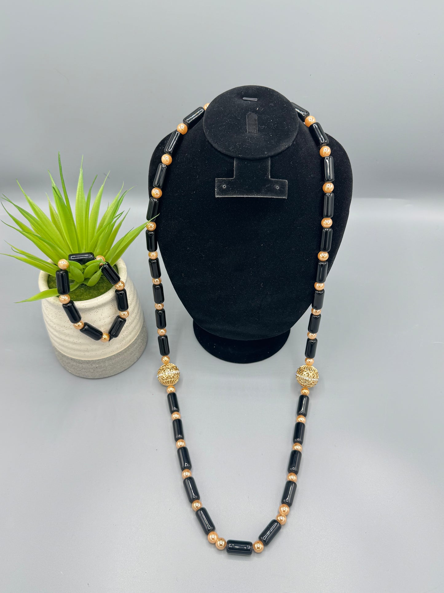Afro-Essene Beaded Set