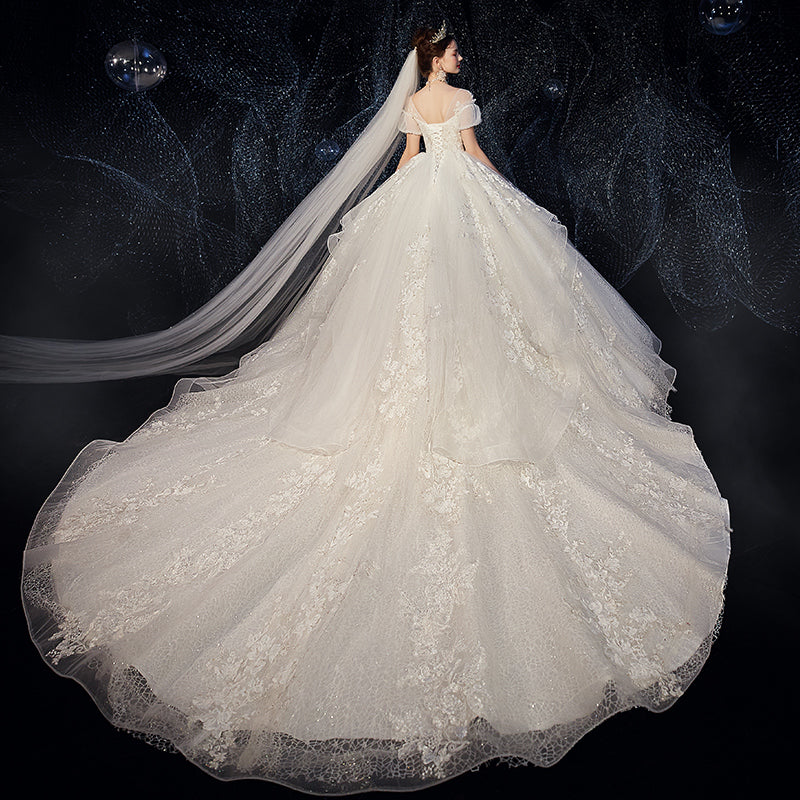 French Style Wedding Dress -Ball Gown