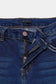 Women's High-Waist Ripped Jeans, Wide-Leg Full-Length Jeans With A Destroyed Streetwear Finish