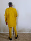 Royal Mustard Mini Agbada MenSet
