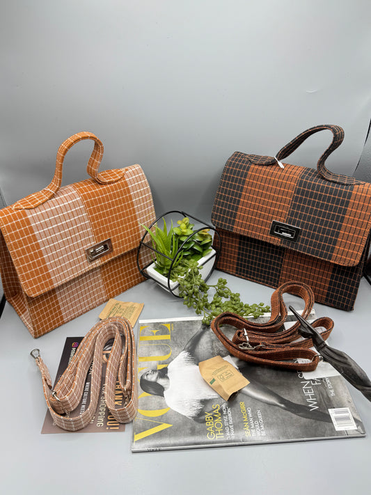 Heritage Weave Satchel Bag