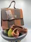 Heritage Weave Satchel Bag
