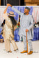 Royal Ash Agbada Regalia