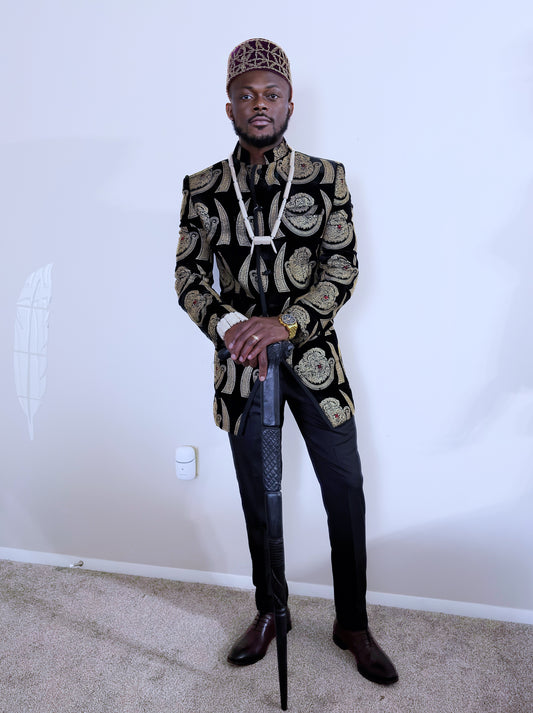 Regal Isiagu Velvet Blazer