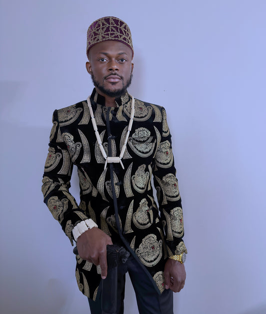 Regal Isiagu Velvet Blazer