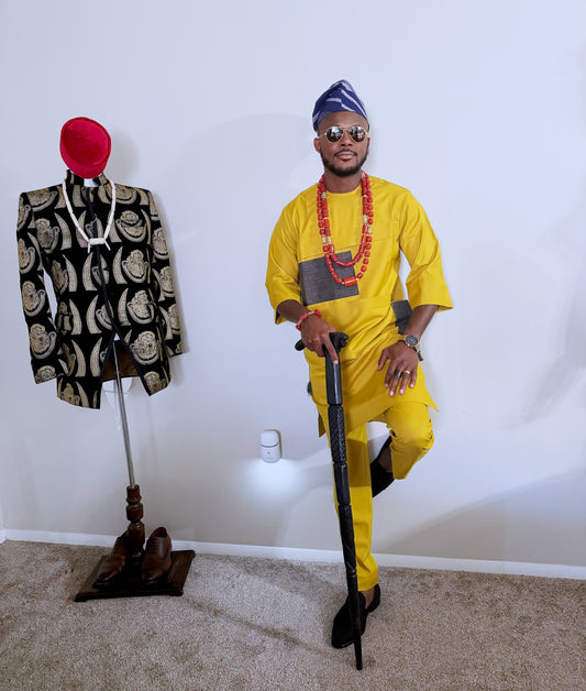 Senator Suit with Heritage Accents