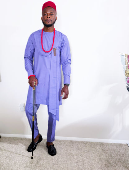 Majestic Tassel Lavender Senator Men Set