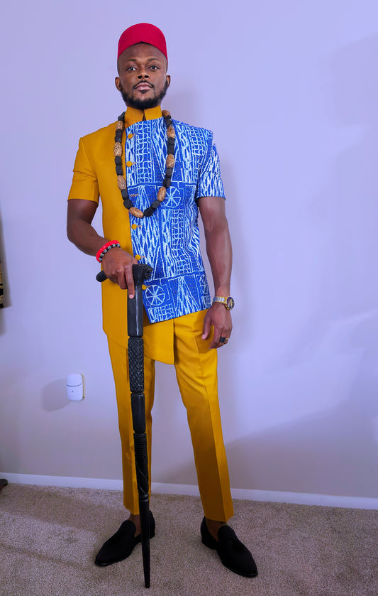 Bamileke Monarch Men’s Suit Set