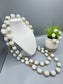 Kulture White Layered Set with Matching Bracelet