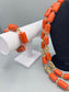 Coral Empress - Coral Beaded Jewelry Set