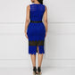 Lace Stitching fitting Evening Dress
